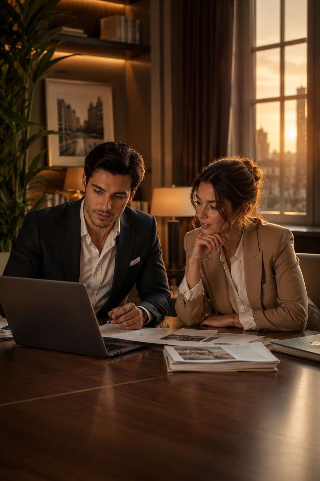 Advisors in a planning session